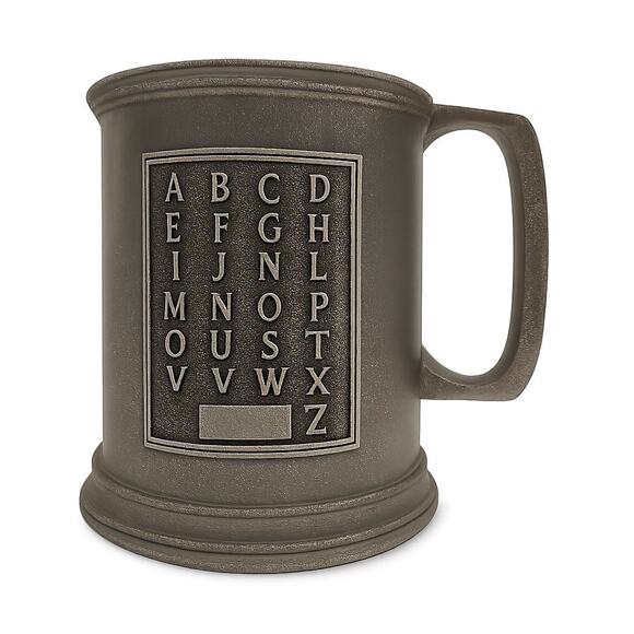 Vintage Wilton RWP Armetale Pewter ABC Alphabet Cup Mug Tankard Made in USA - Picture 1 of 10